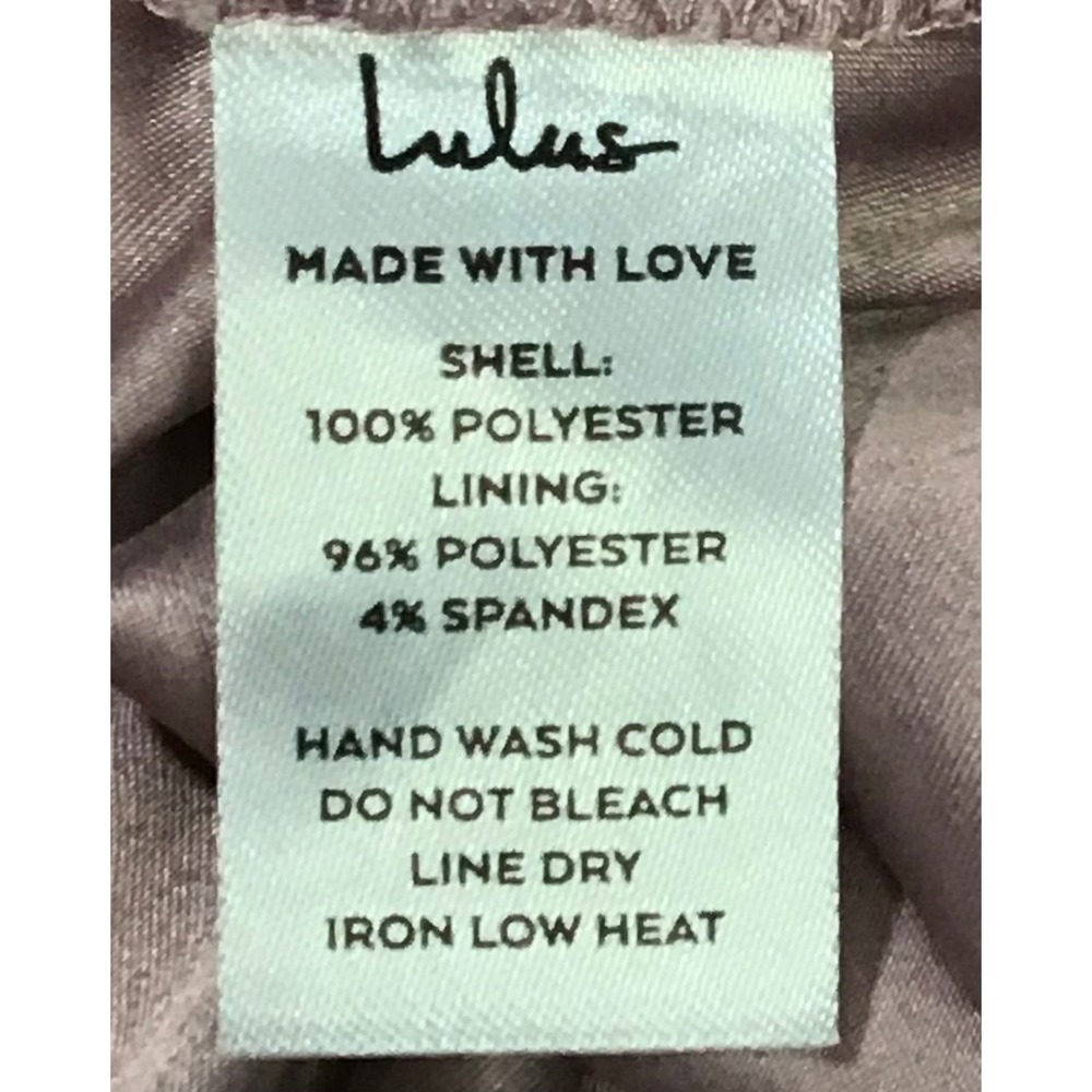 Lulu’s M Mauve Purple Vneck Split Flutter Sleeve … - image 4